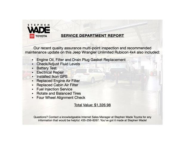 used 2019 Jeep Wrangler Unlimited car, priced at $34,735