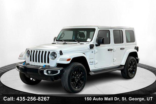 used 2022 Jeep Wrangler Unlimited 4xe car, priced at $35,472