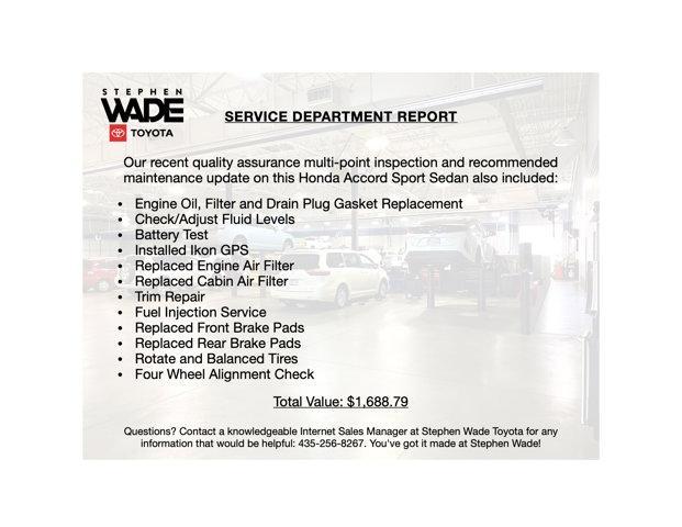 used 2019 Honda Accord car, priced at $21,052