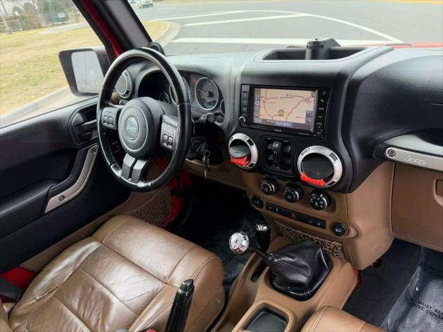 used 2012 Jeep Wrangler Unlimited car, priced at $16,499