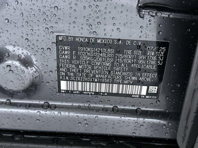 new 2026 Honda HR-V car, priced at $27,750