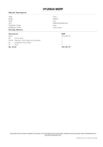 used 2009 Hyundai Sonata car, priced at $6,200