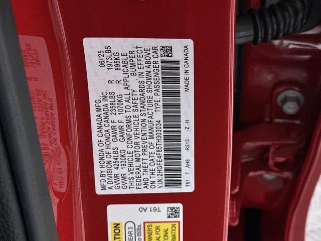 new 2026 Honda Civic Hybrid car, priced at $29,190