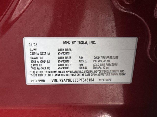 used 2023 Tesla Model Y car, priced at $31,874