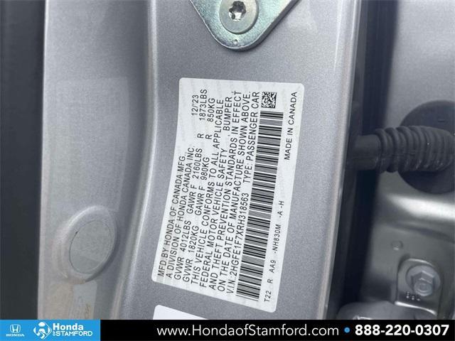 used 2024 Honda Civic car, priced at $25,000