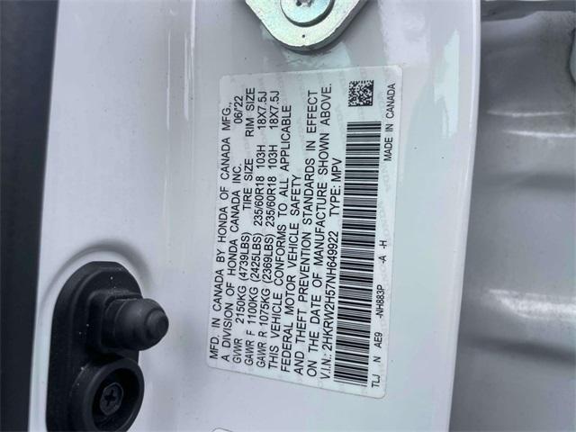 used 2022 Honda CR-V car, priced at $25,500