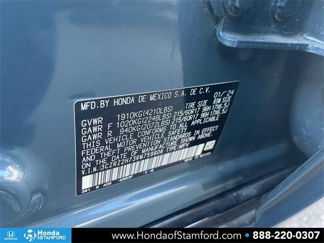 used 2024 Honda HR-V car, priced at $27,000