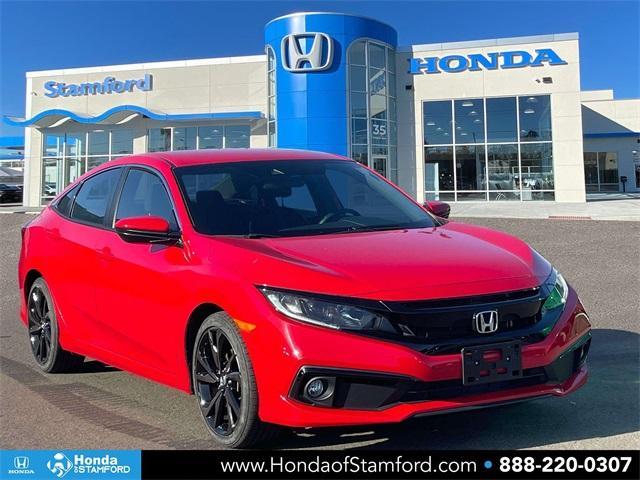 used 2021 Honda Civic car, priced at $19,500