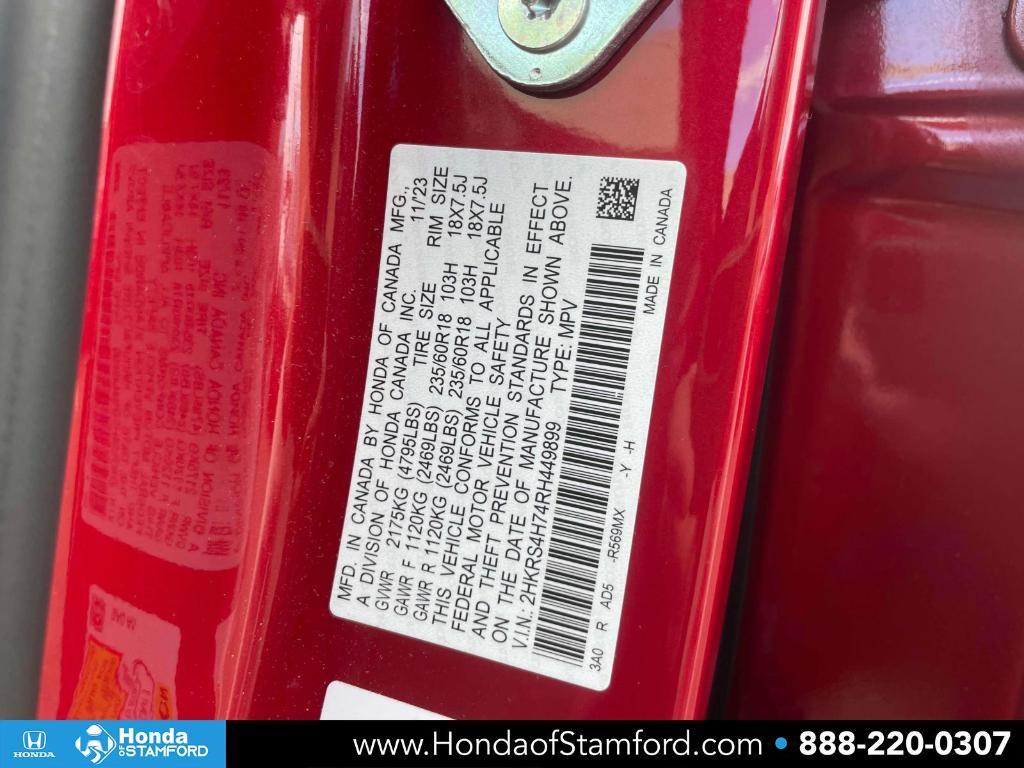 used 2024 Honda CR-V car, priced at $33,500