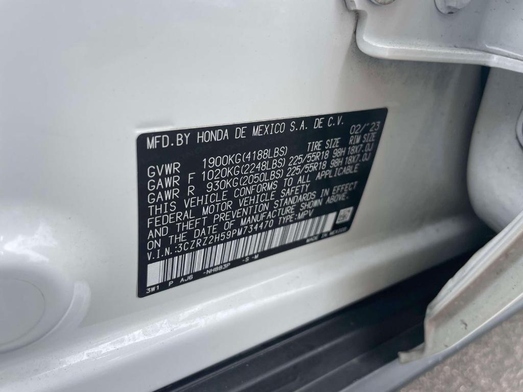 used 2023 Honda HR-V car, priced at $24,500