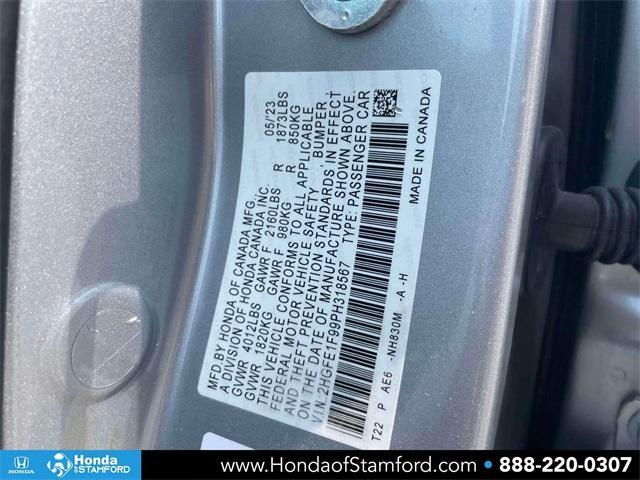 used 2023 Honda Civic car, priced at $28,500