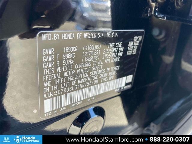 used 2022 Honda HR-V car, priced at $19,500