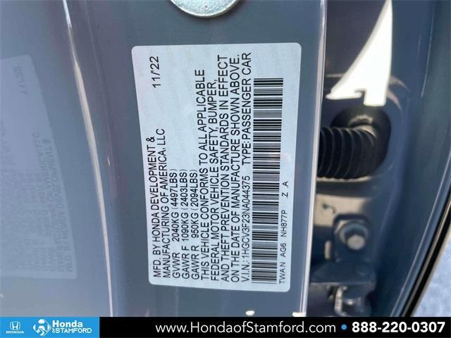 used 2022 Honda Accord Hybrid car, priced at $27,500