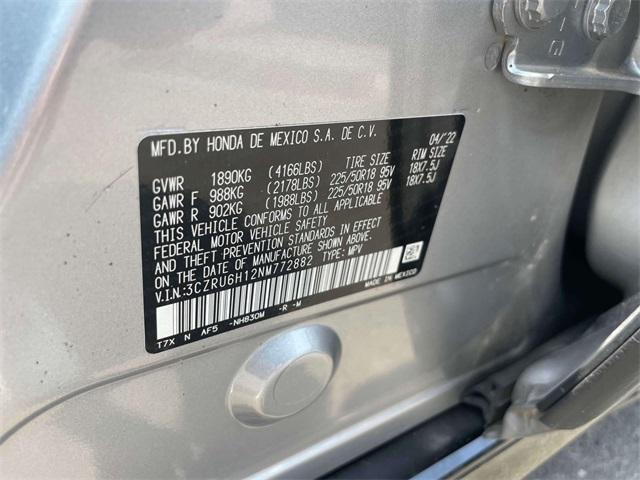used 2022 Honda HR-V car, priced at $21,000