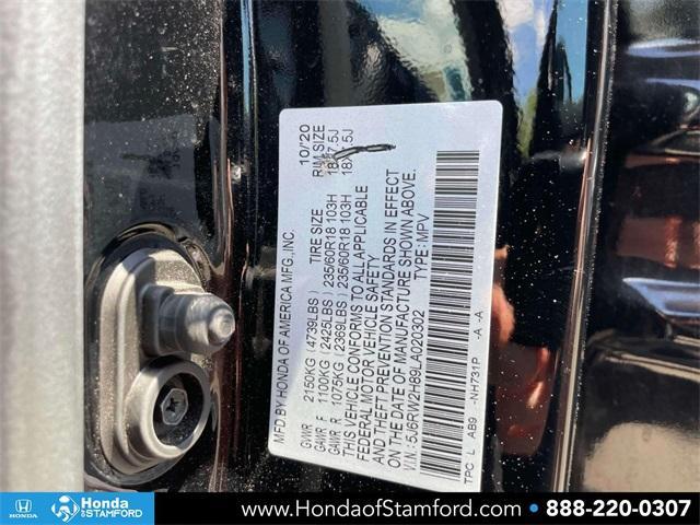 used 2020 Honda CR-V car, priced at $26,500