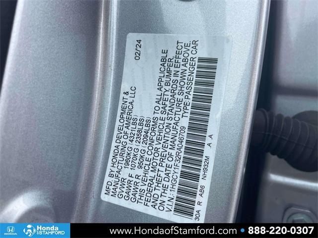 used 2024 Honda Accord car, priced at $27,500