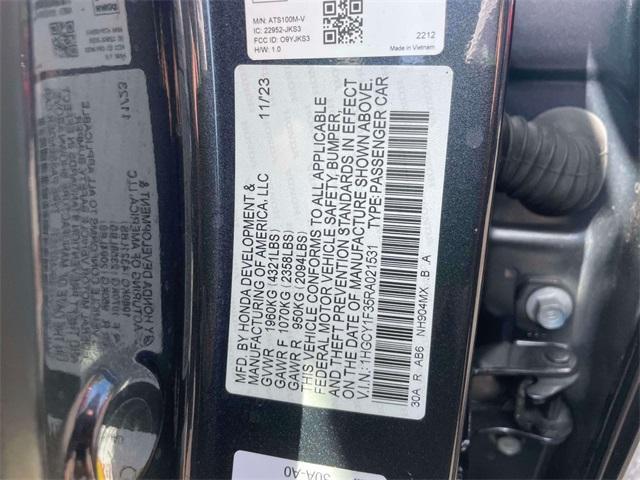 used 2024 Honda Accord car, priced at $21,500