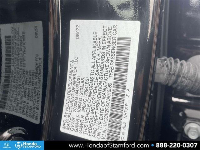used 2022 Honda Accord car, priced at $31,000