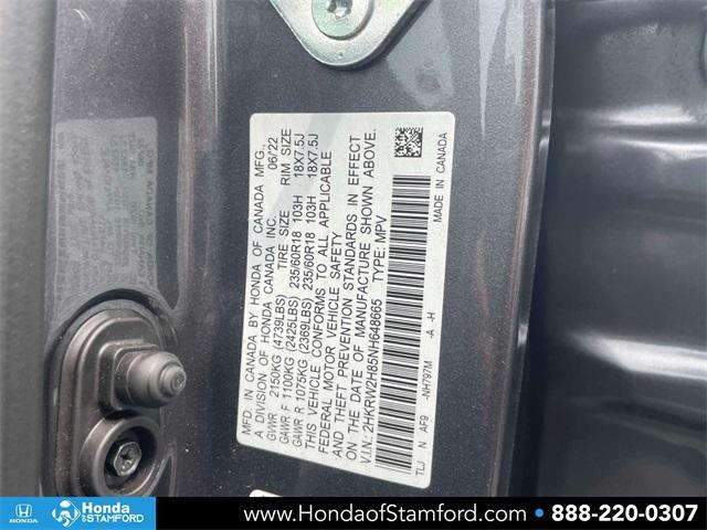 used 2022 Honda CR-V car, priced at $28,500