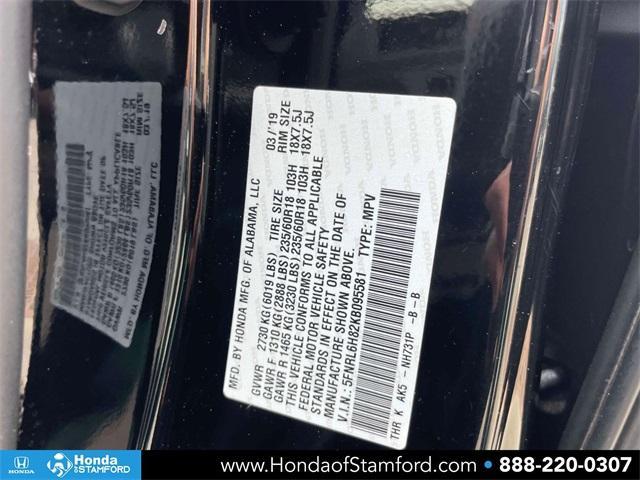 used 2019 Honda Odyssey car, priced at $31,000