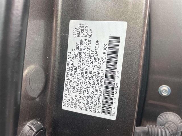 used 2022 Honda Ridgeline car, priced at $31,000