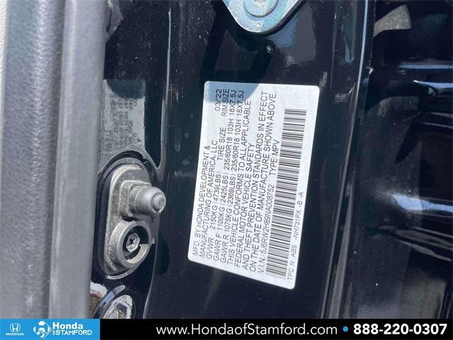 used 2022 Honda CR-V car, priced at $24,500