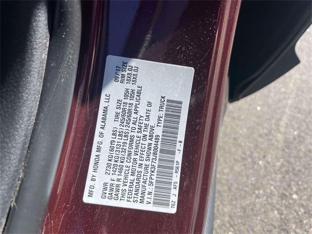 used 2018 Honda Ridgeline car, priced at $21,500