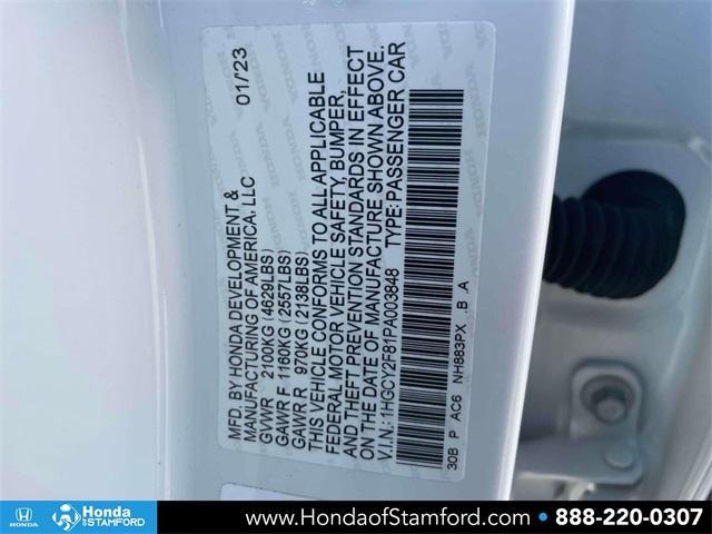 used 2023 Honda Accord Hybrid car, priced at $32,500