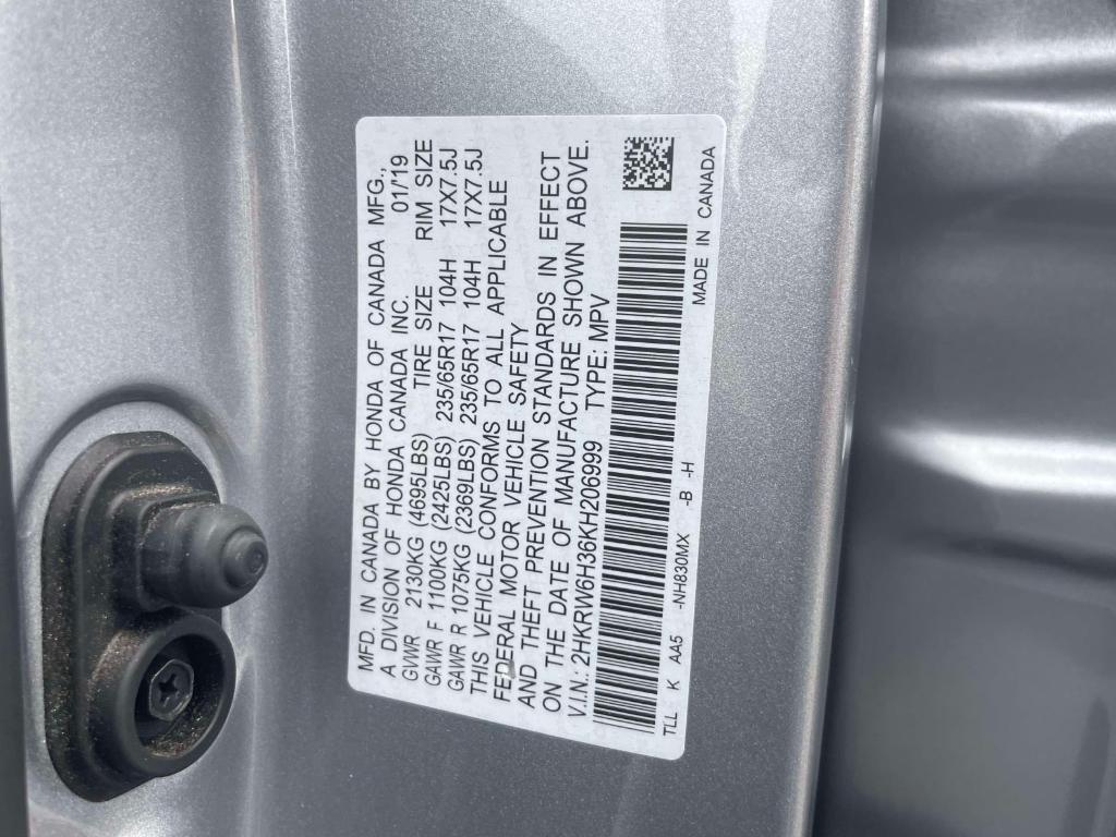 used 2019 Honda CR-V car, priced at $18,000