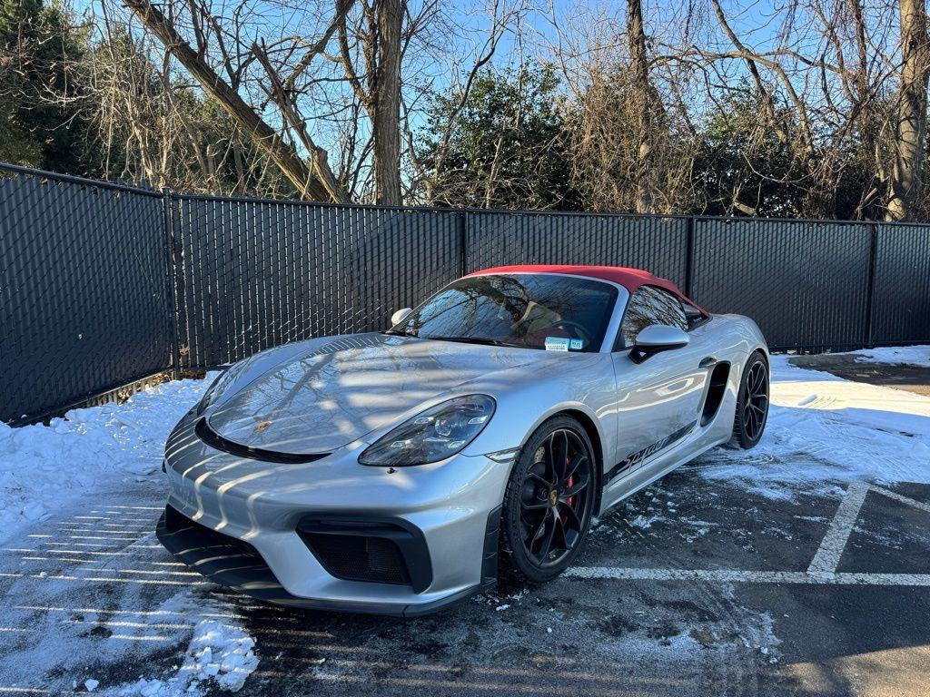 used 2021 Porsche 718 Spyder car, priced at $109,900