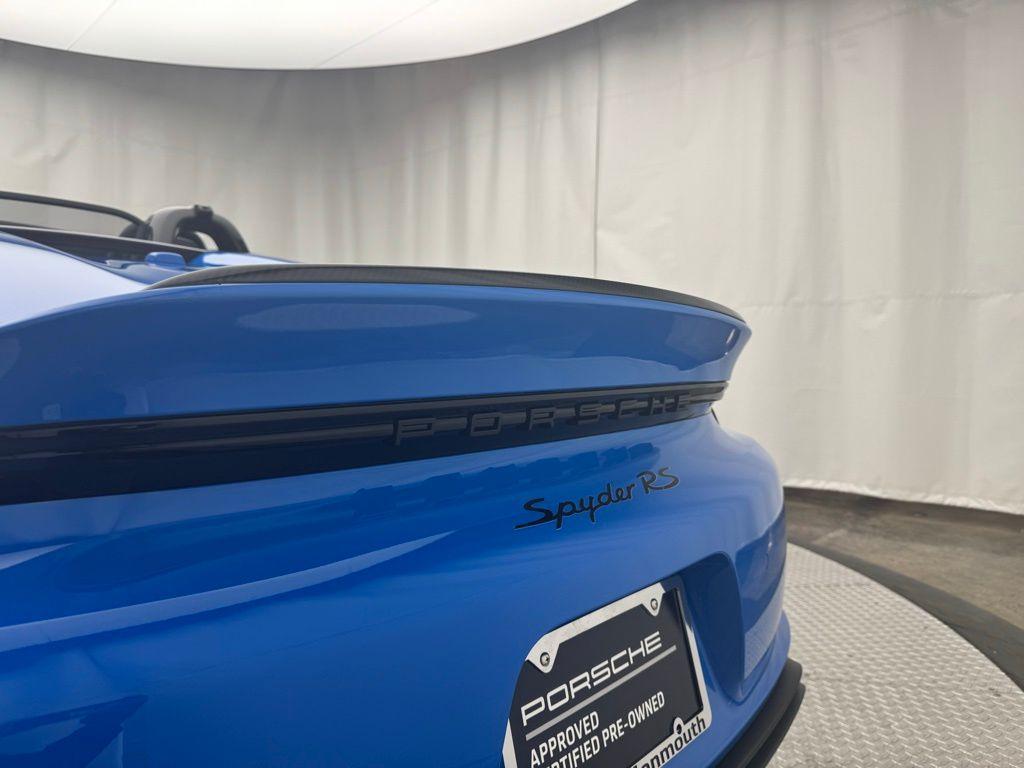 used 2024 Porsche 718 Spyder car, priced at $244,900