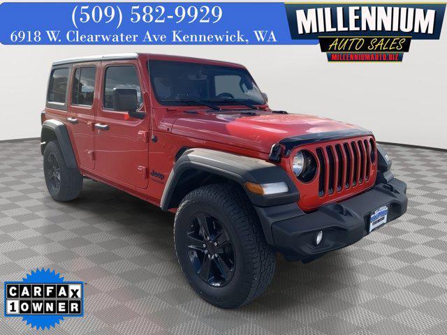 used 2022 Jeep Wrangler Unlimited car, priced at $29,700