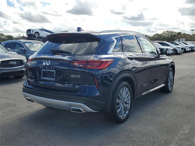 new 2025 INFINITI QX50 car, priced at $49,270