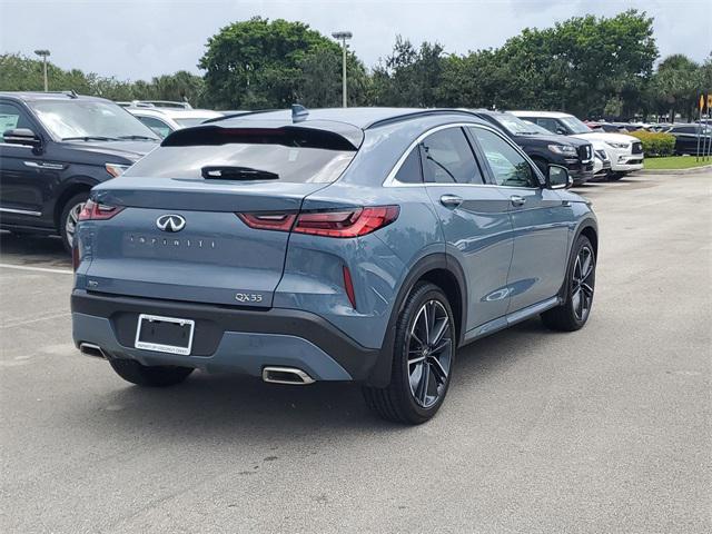 new 2025 INFINITI QX55 car, priced at $52,780