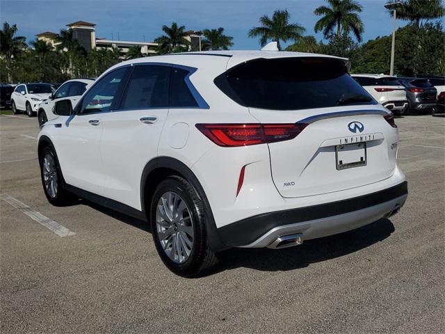 new 2025 INFINITI QX50 car, priced at $44,675