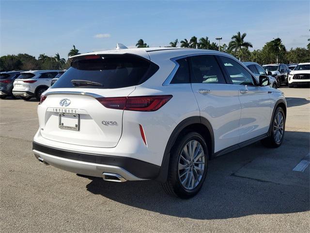 new 2025 INFINITI QX50 car, priced at $44,675