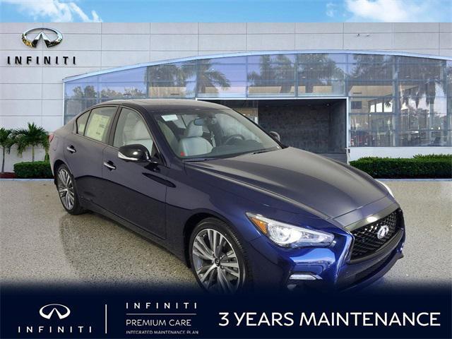 new 2024 INFINITI Q50 car, priced at $54,660