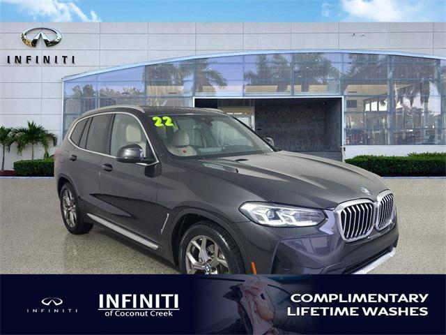 used 2022 BMW X3 car, priced at $31,991