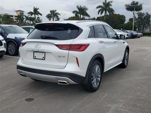 new 2025 INFINITI QX50 car, priced at $50,170