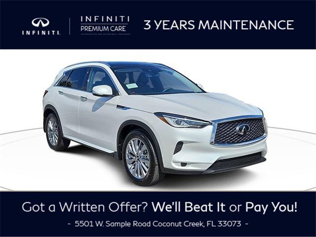 new 2025 INFINITI QX50 car, priced at $50,170
