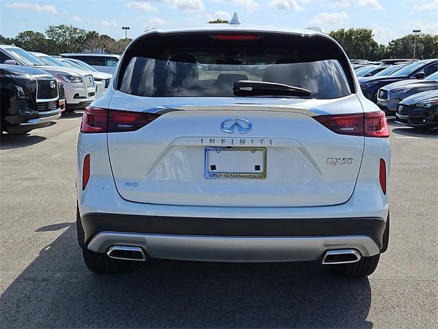 new 2025 INFINITI QX50 car, priced at $50,170