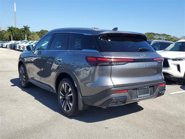 new 2025 INFINITI QX60 car, priced at $58,385