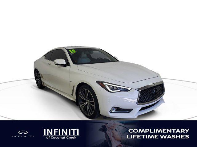 used 2018 INFINITI Q60 car, priced at $23,181