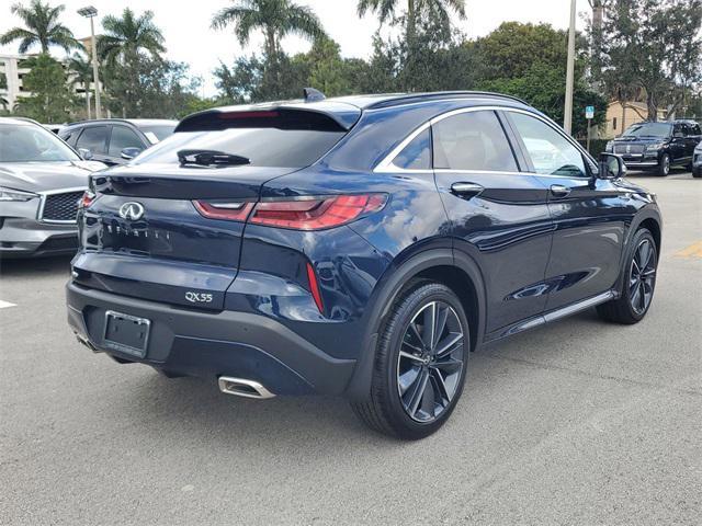 new 2025 INFINITI QX55 car, priced at $52,085