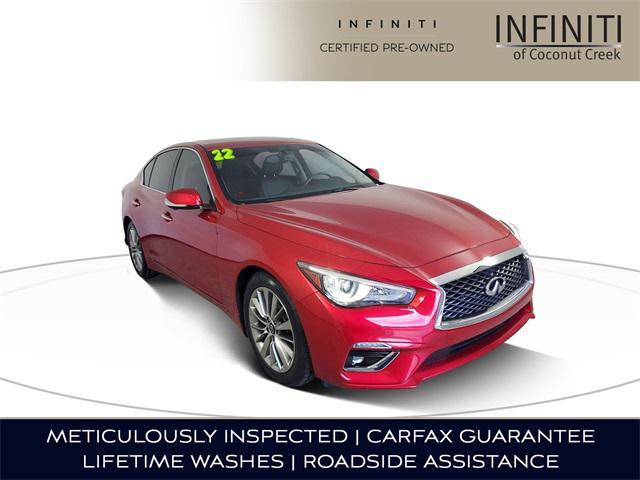 used 2022 INFINITI Q50 car, priced at $28,891