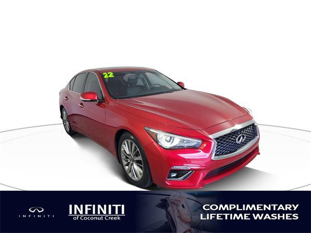 used 2022 INFINITI Q50 car, priced at $29,991