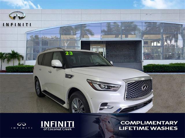 used 2023 INFINITI QX80 car, priced at $47,925