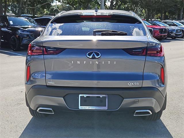 new 2025 INFINITI QX55 car, priced at $52,085