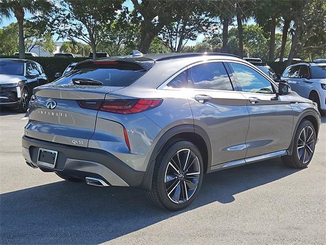 new 2025 INFINITI QX55 car, priced at $52,085