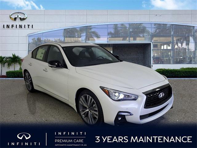 new 2024 INFINITI Q50 car, priced at $52,660